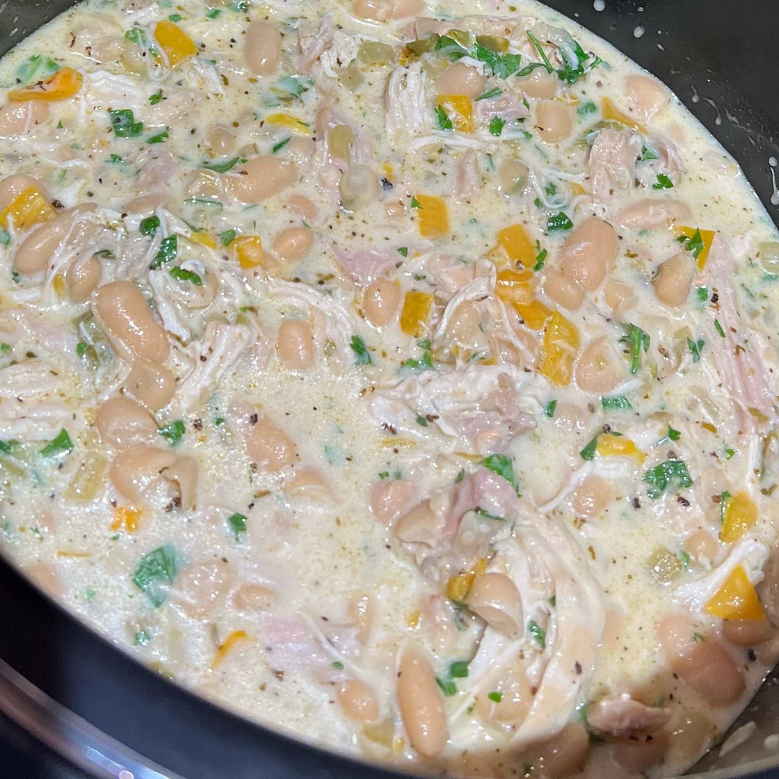 Pressure Cooker White Chicken Chili