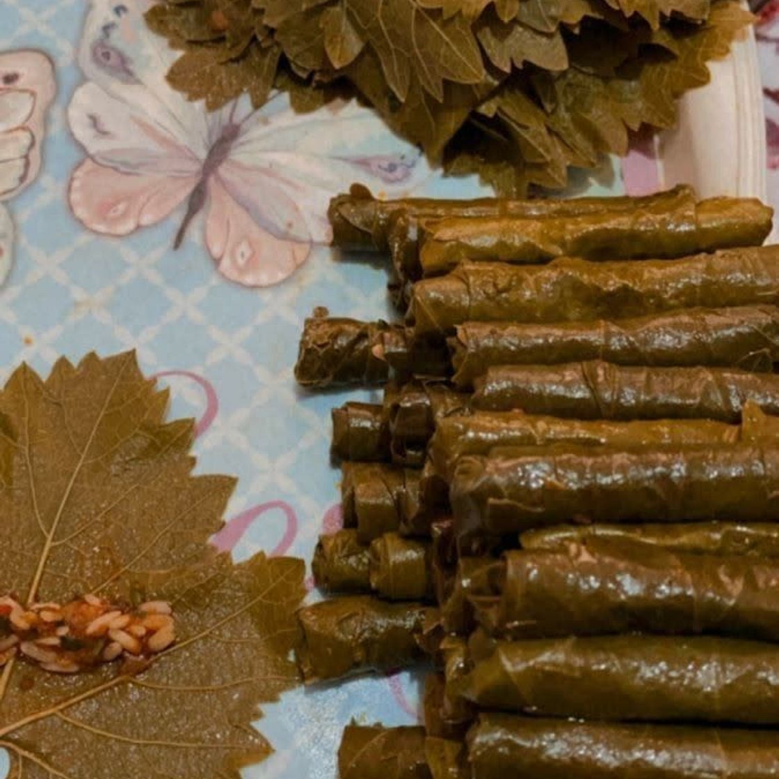 DOLMEH BARG | STUFFED GRAPE LEAVES