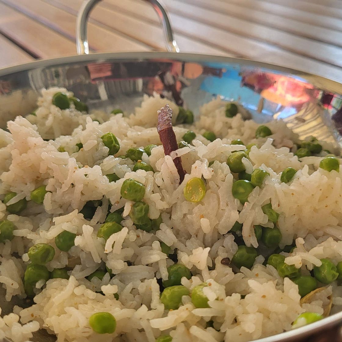 Renu's Pea Pulao