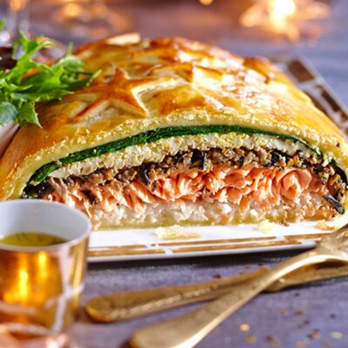 Koulibiac de saumon facile