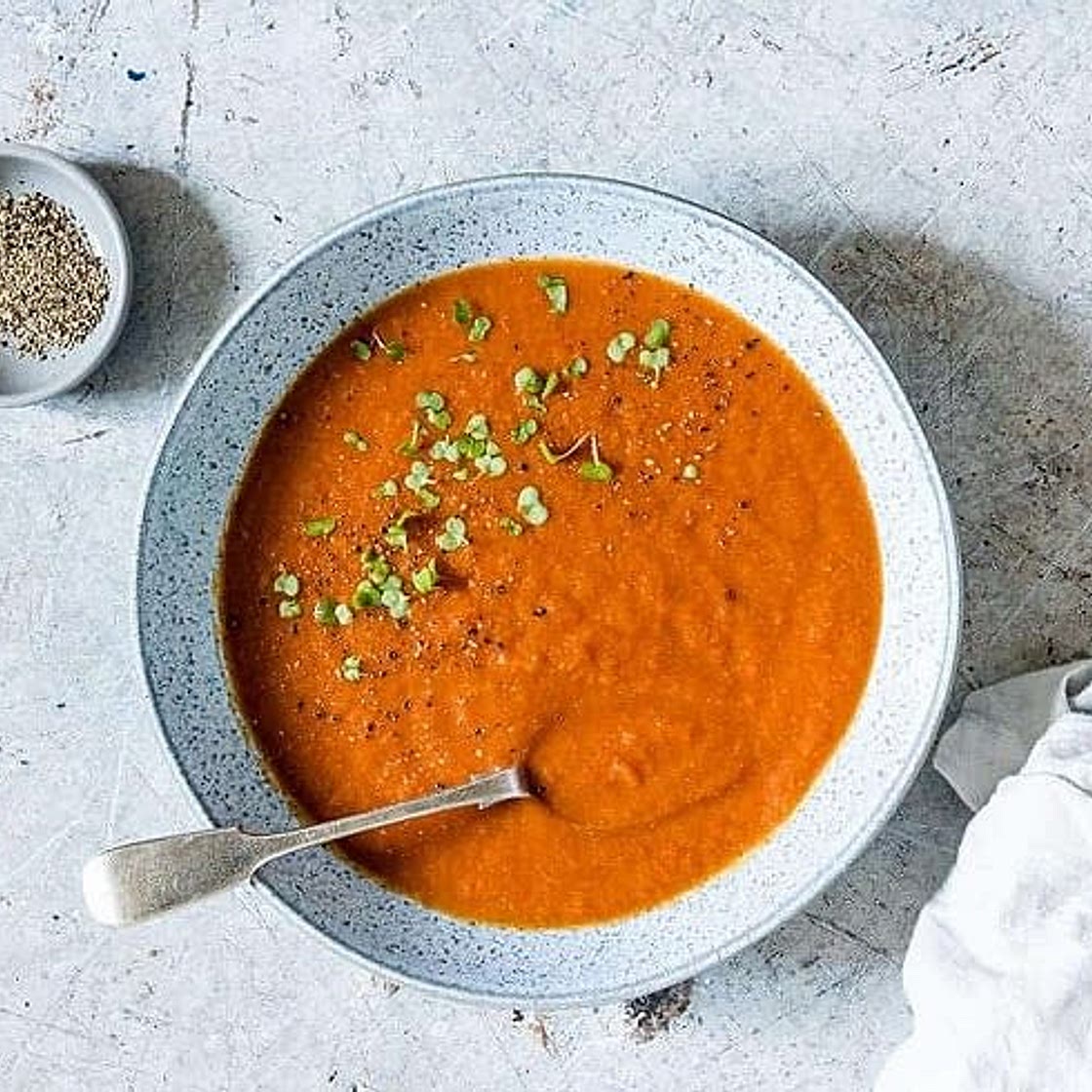 Creamy, Rich Low Calorie Tomato Soup