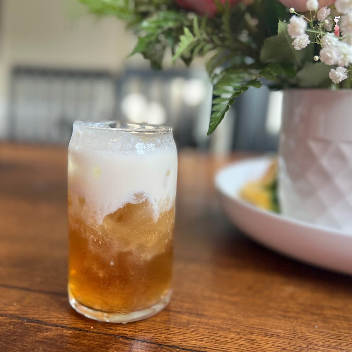 Honey Oolong Cheese Foam Tea