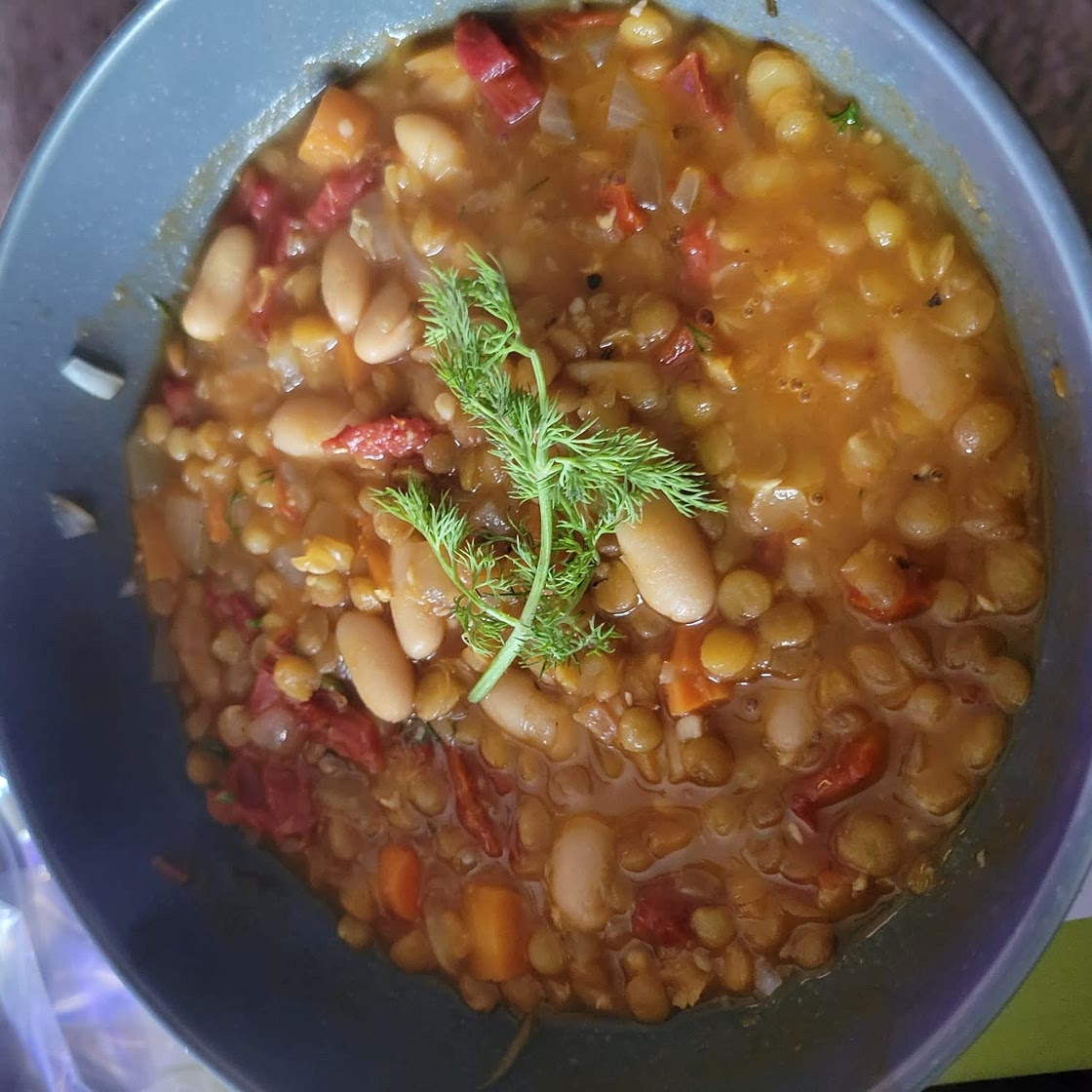 Vegan Mediterranean Lentil Soup