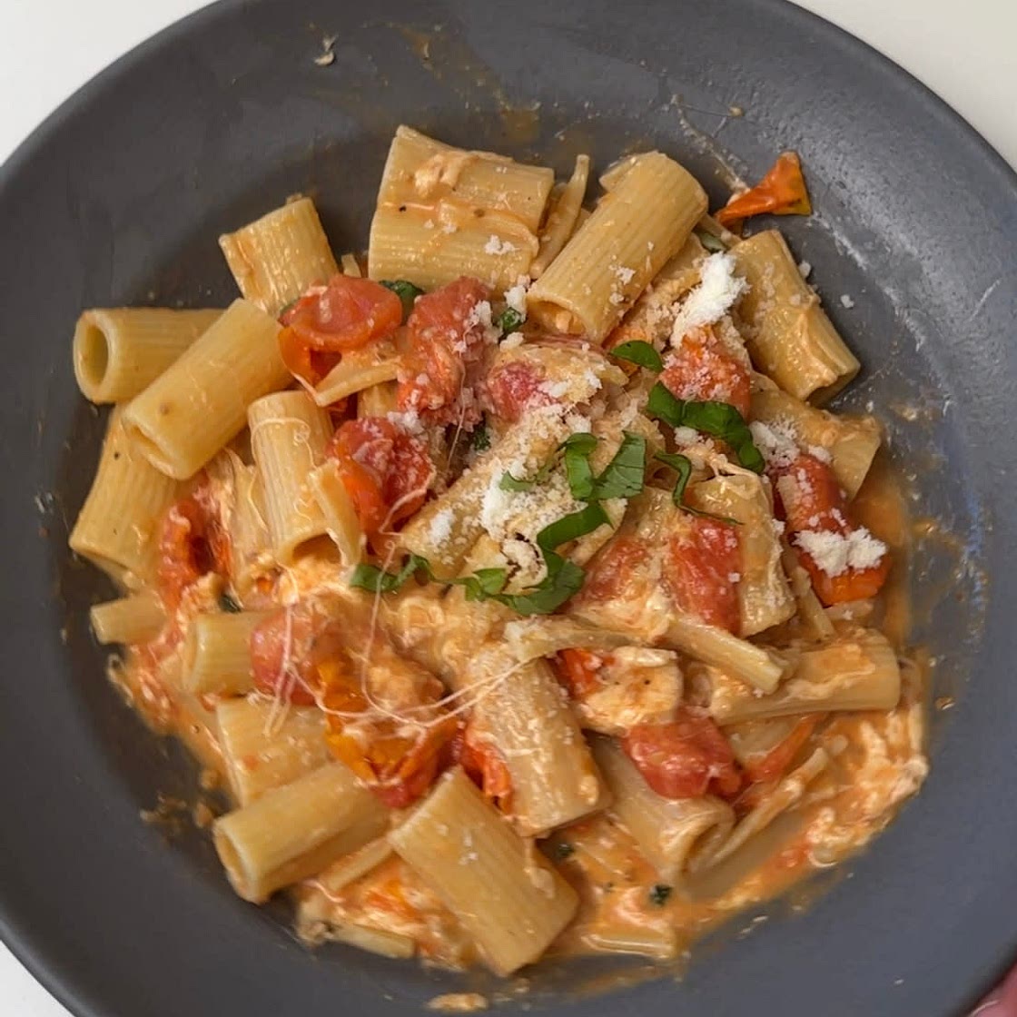Easy Cheesy Cherry Tomato Sauce