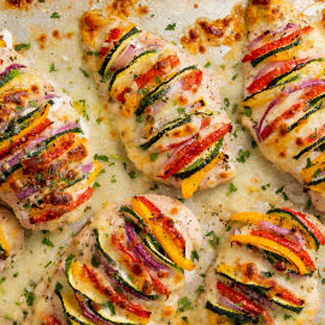Primavera Stuffed Chicken