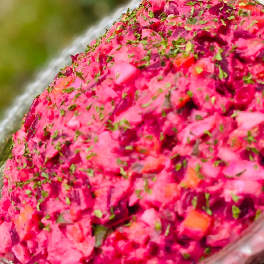 Haitian Red Beet  Salad 