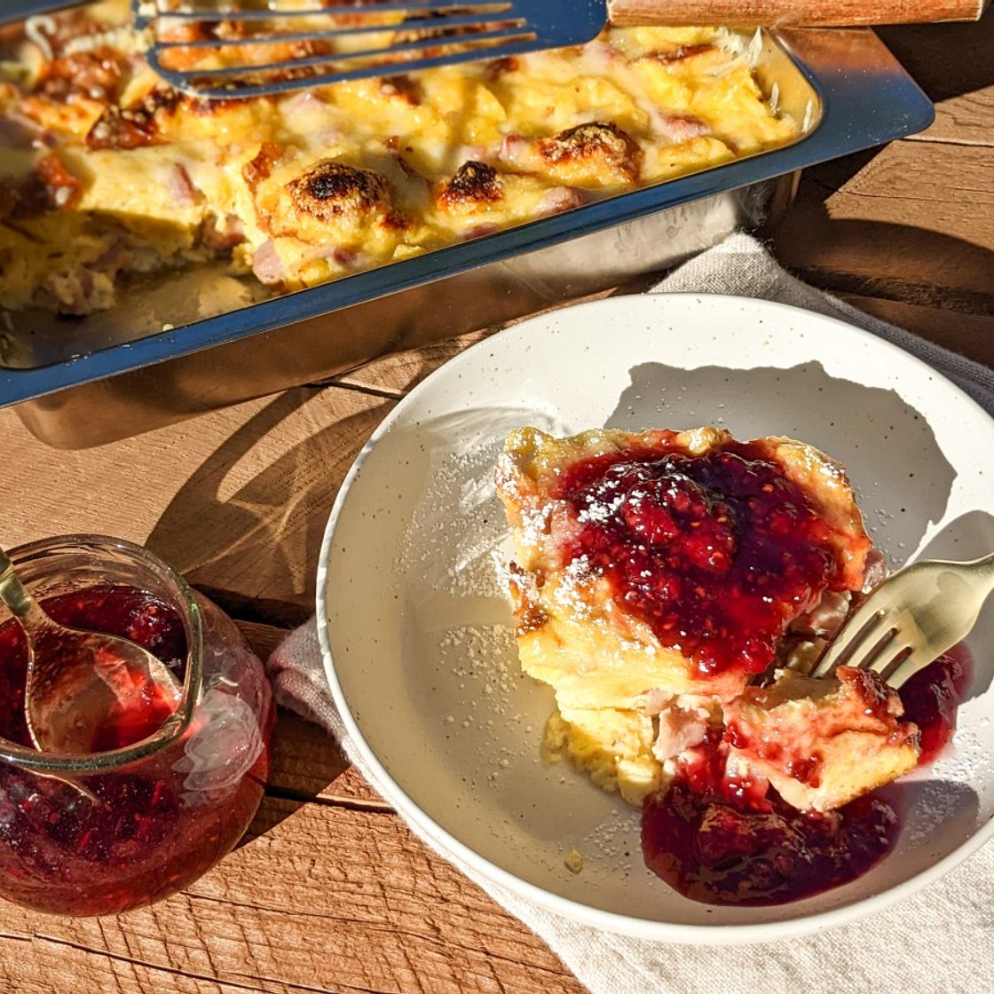 Monte Cristo Breakfast Strata