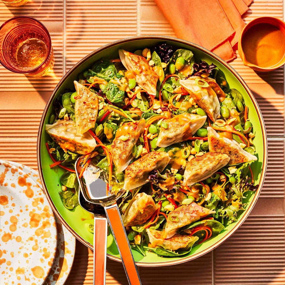 Peanutty Dumpling Salad