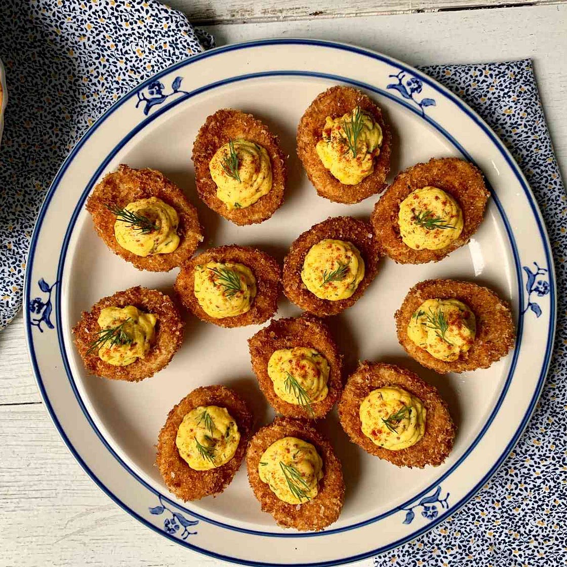 Fried Deviled Eggs