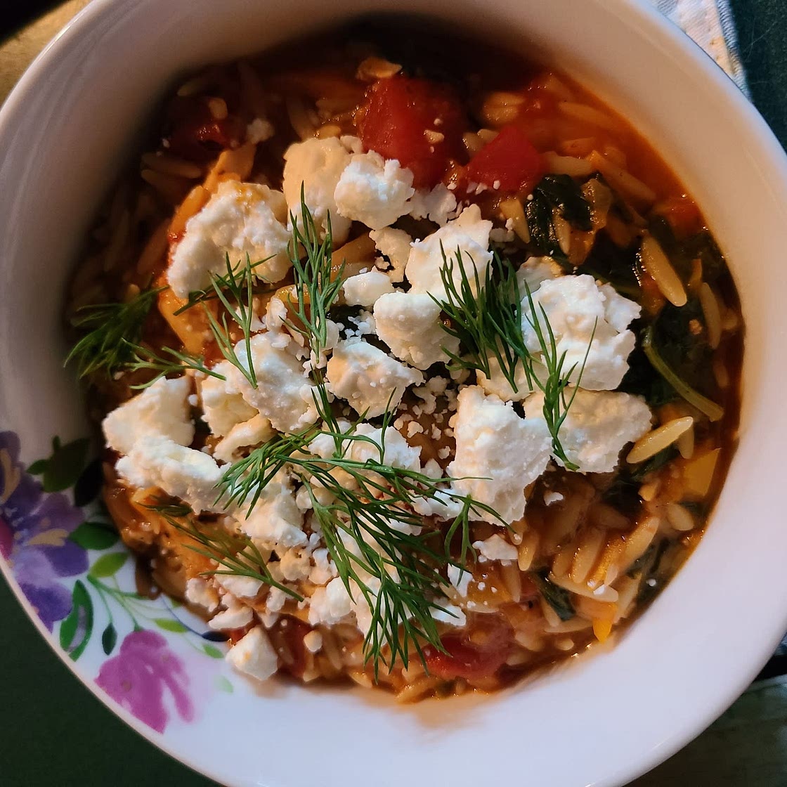 Greek Baked Orzo