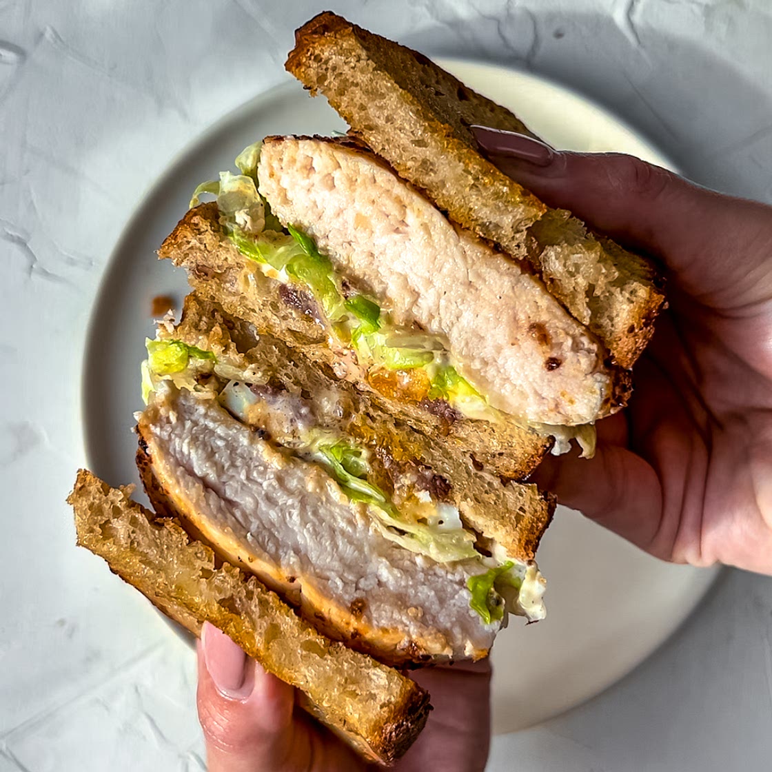 Caesar Salad Sandwich