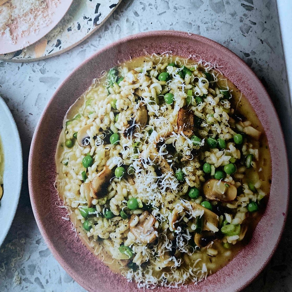 Mushroom risotto- pinch of nom 