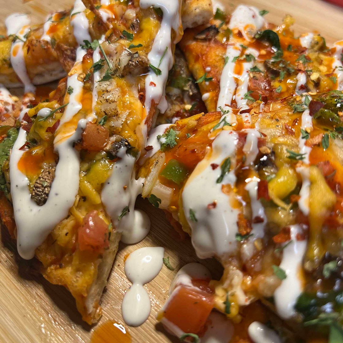 Chicken Bacon Ranch Flatbread