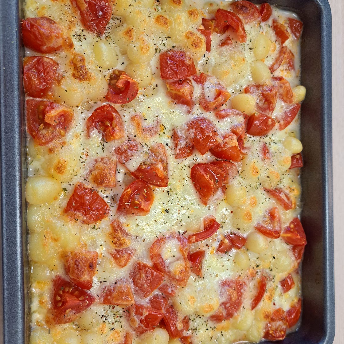 Gnocchi-Auflauf Tomate Mozzarella