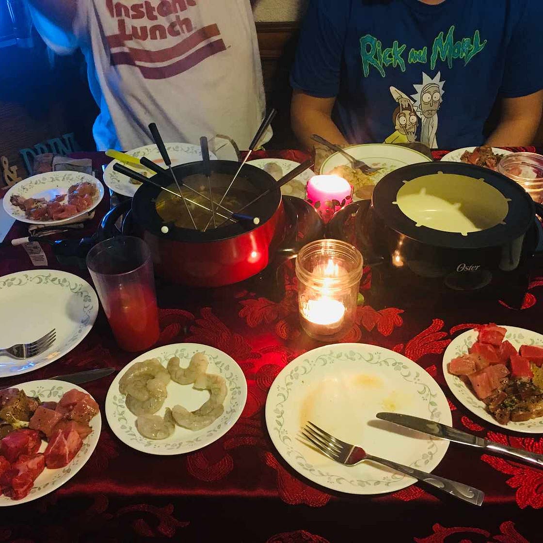 Coq au Vin Broth Fondue