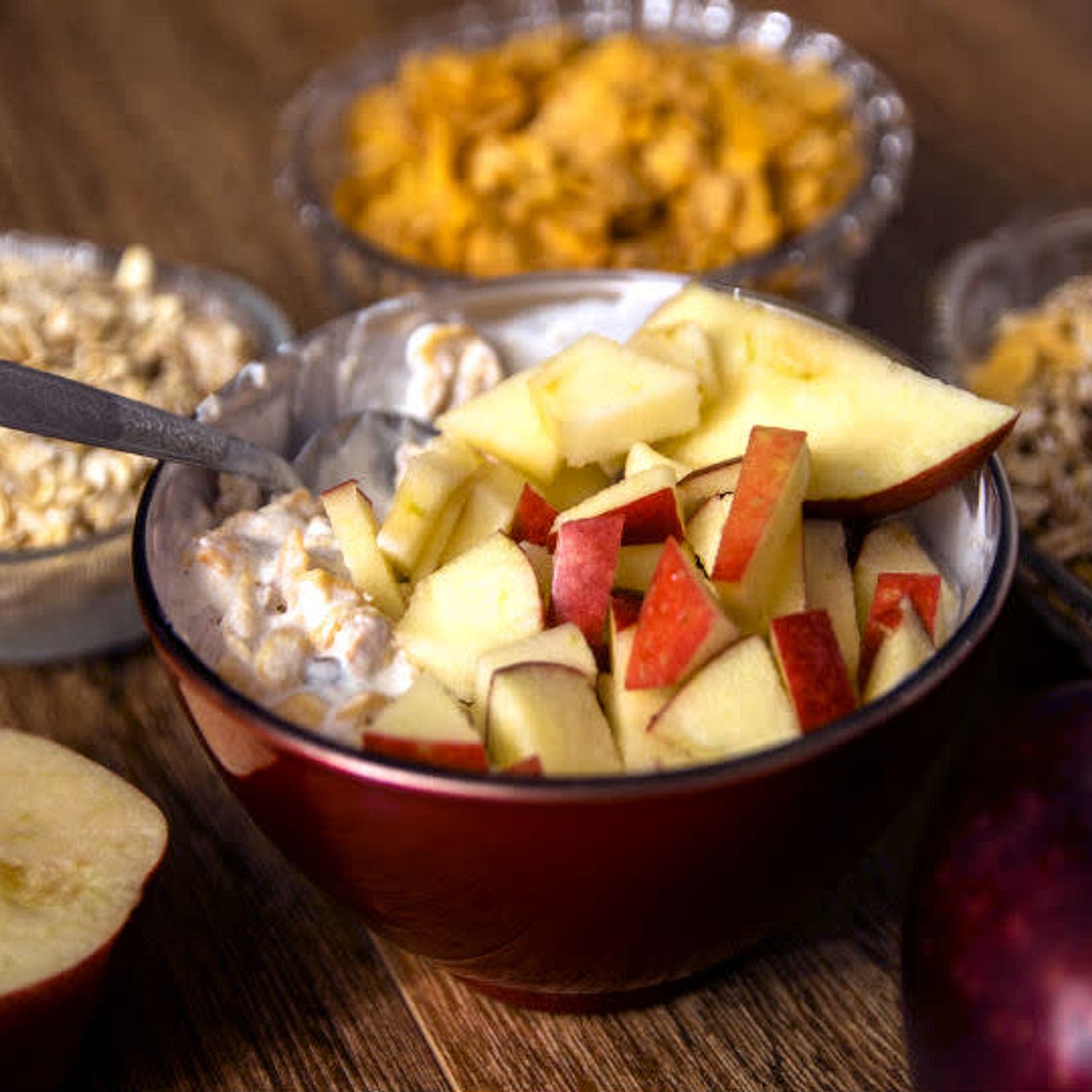 Manzana con Yougut Natural