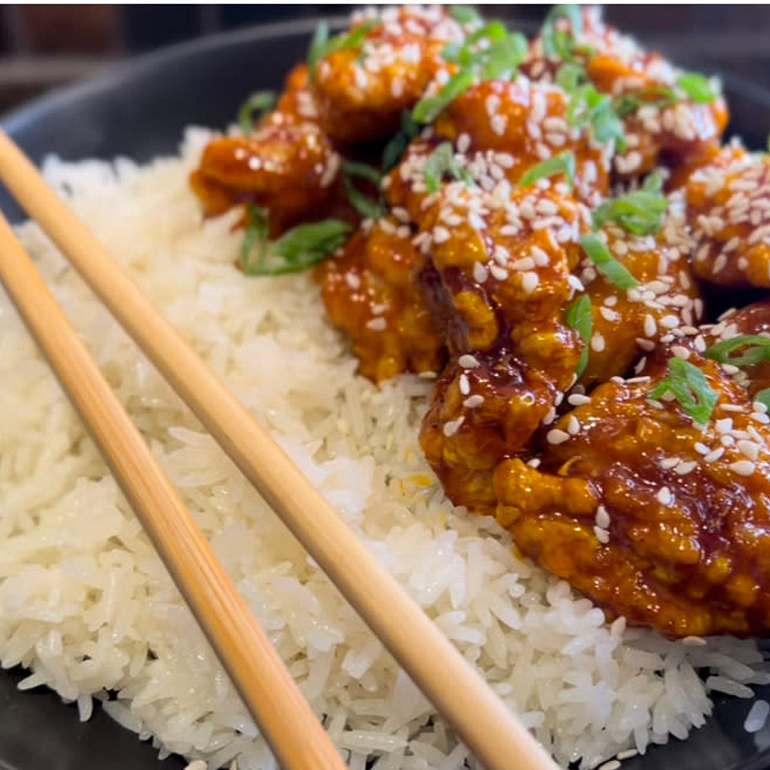 Sweet and spicy Crispy Chicken 