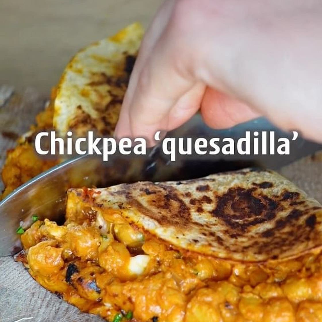 CHICKPEA ‘QUESADILLAS’ 🌯