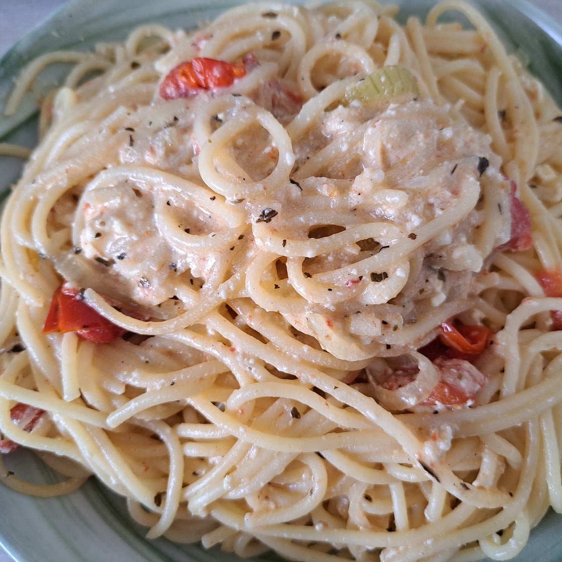 Baked-Feta Pasta