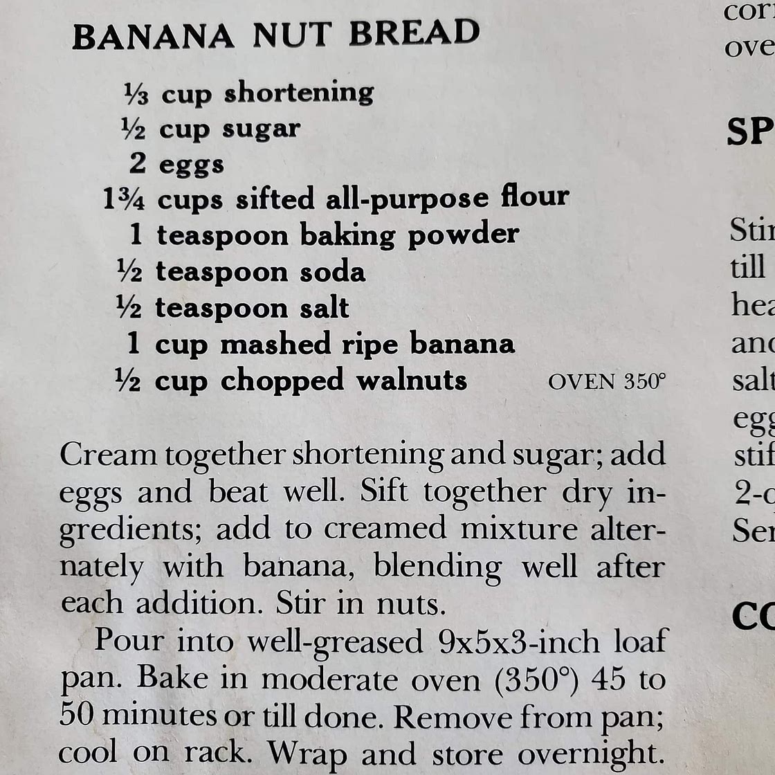 Bonnie's Banana Bread