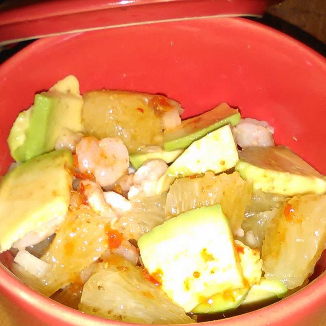 Salade exotique à l'avocat