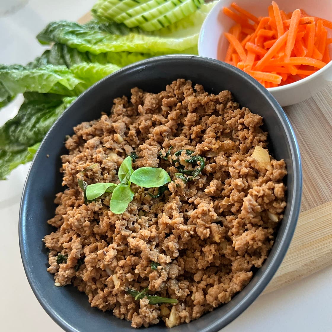 Basil Turkey Lettuce Wraps — Angiela Eats - Quick, Easy, & Delicious Recipes