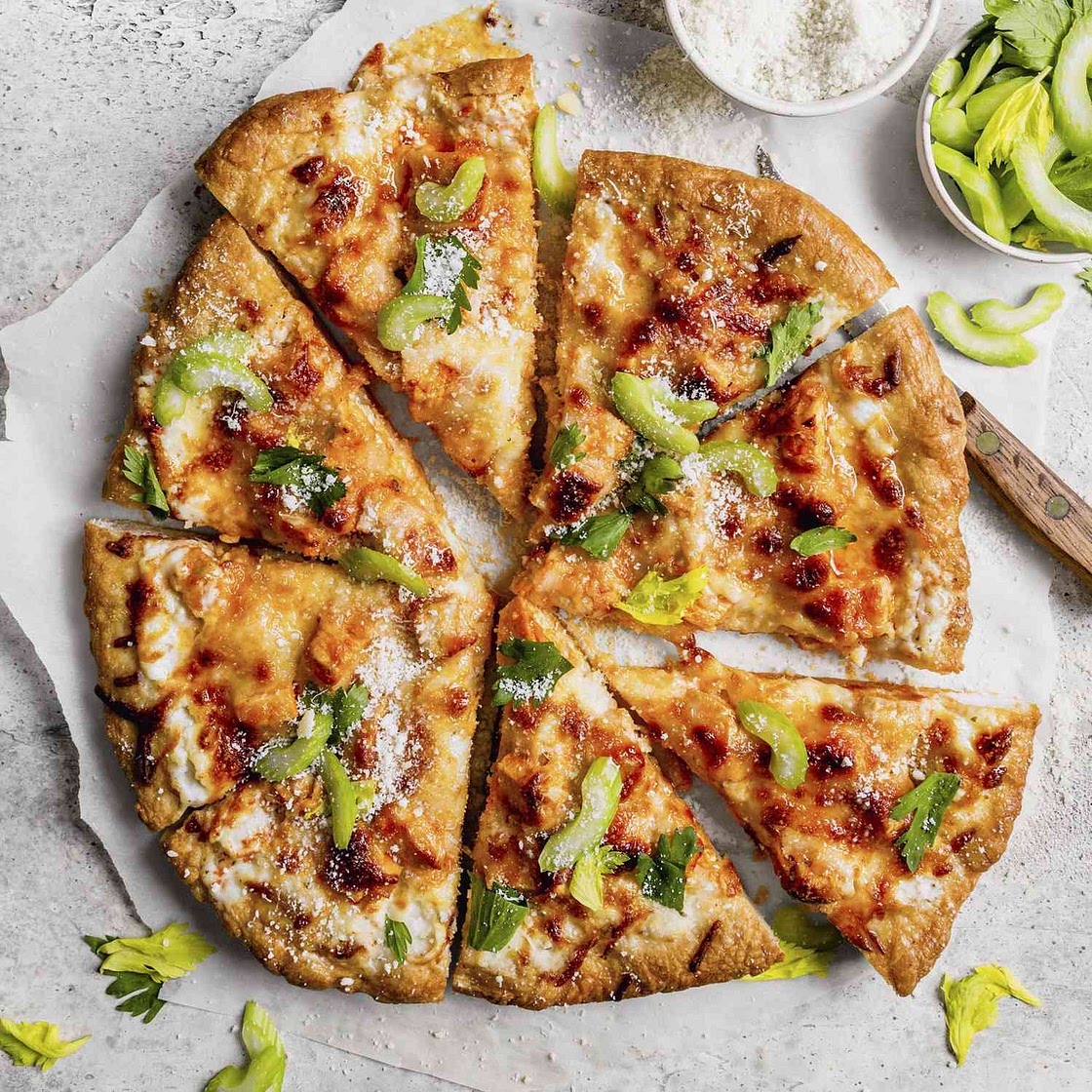 Buffalo Style Chicken Pizza