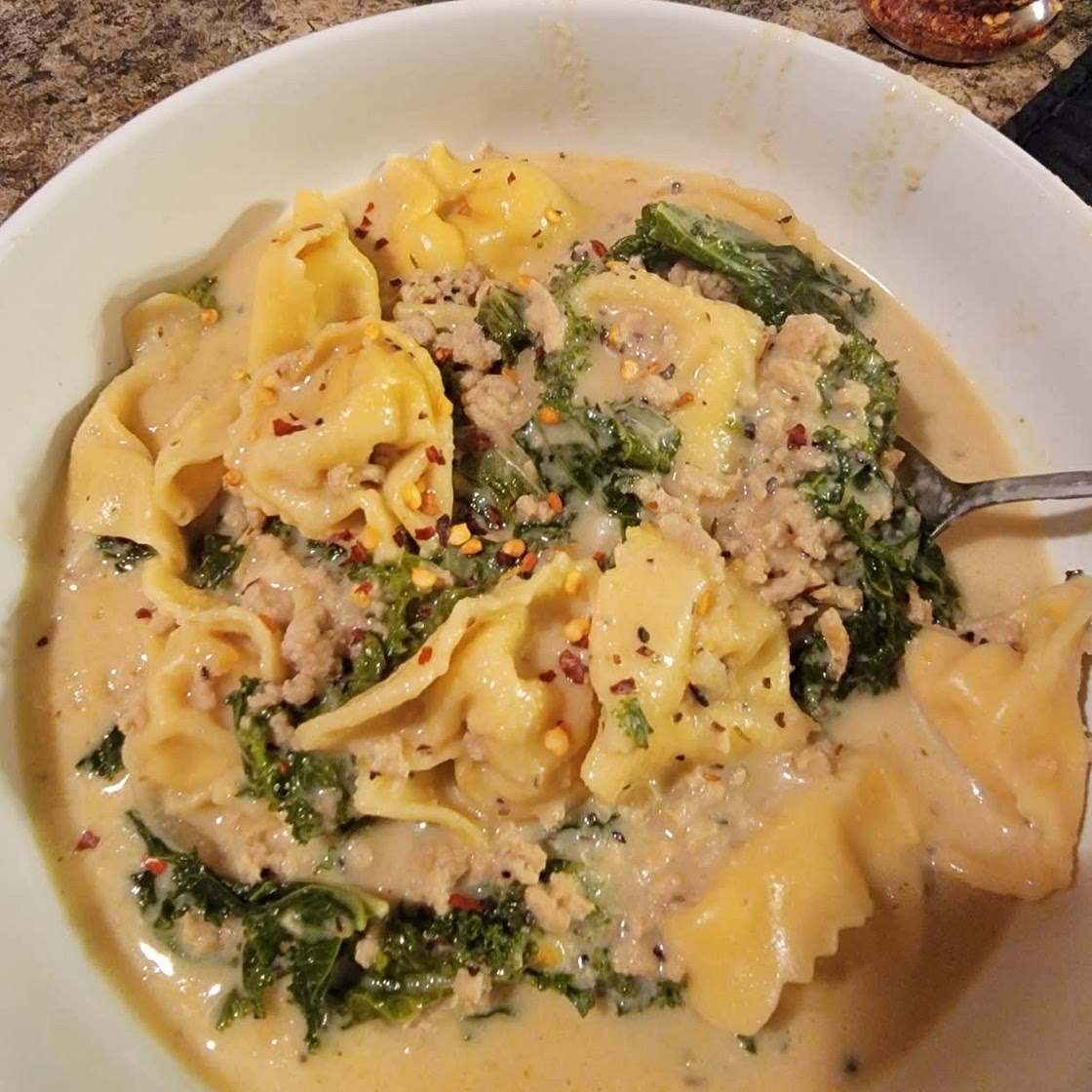 Sausage Tortellini Soup