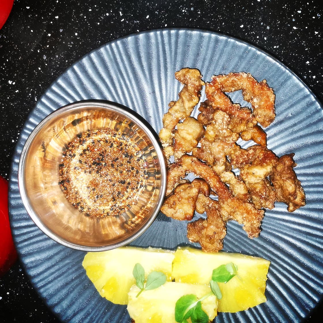 Szechuan Crispy pork with dry dipping powder - my version to be tried