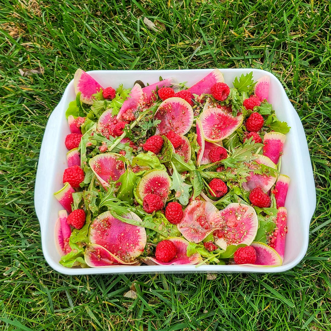Pink Rasberry Salad