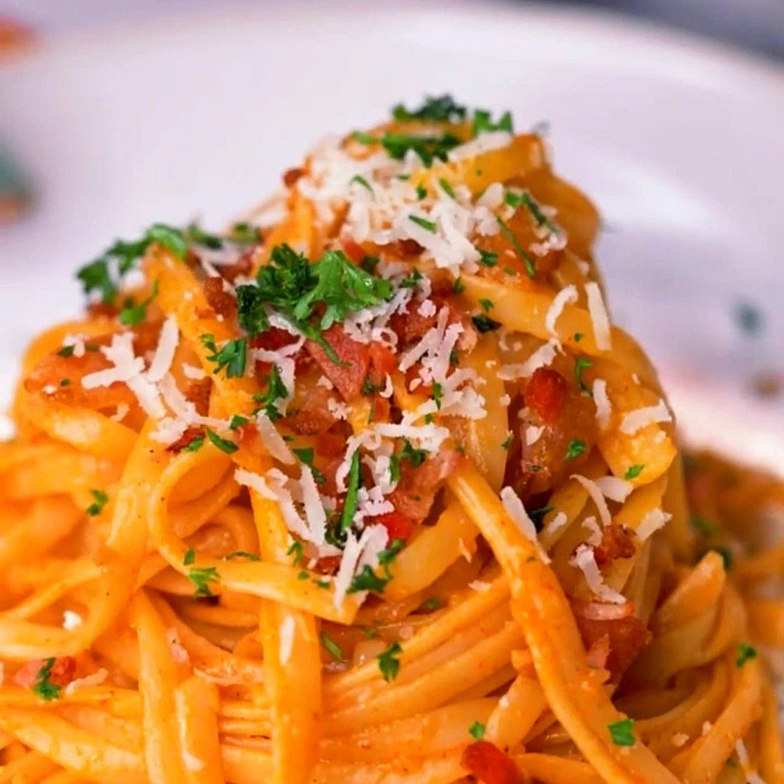 Gochujang Bacon Pasta
