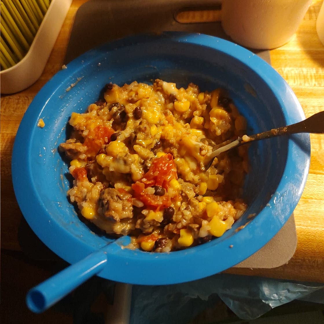 Mexican Beef and Rice Casserole