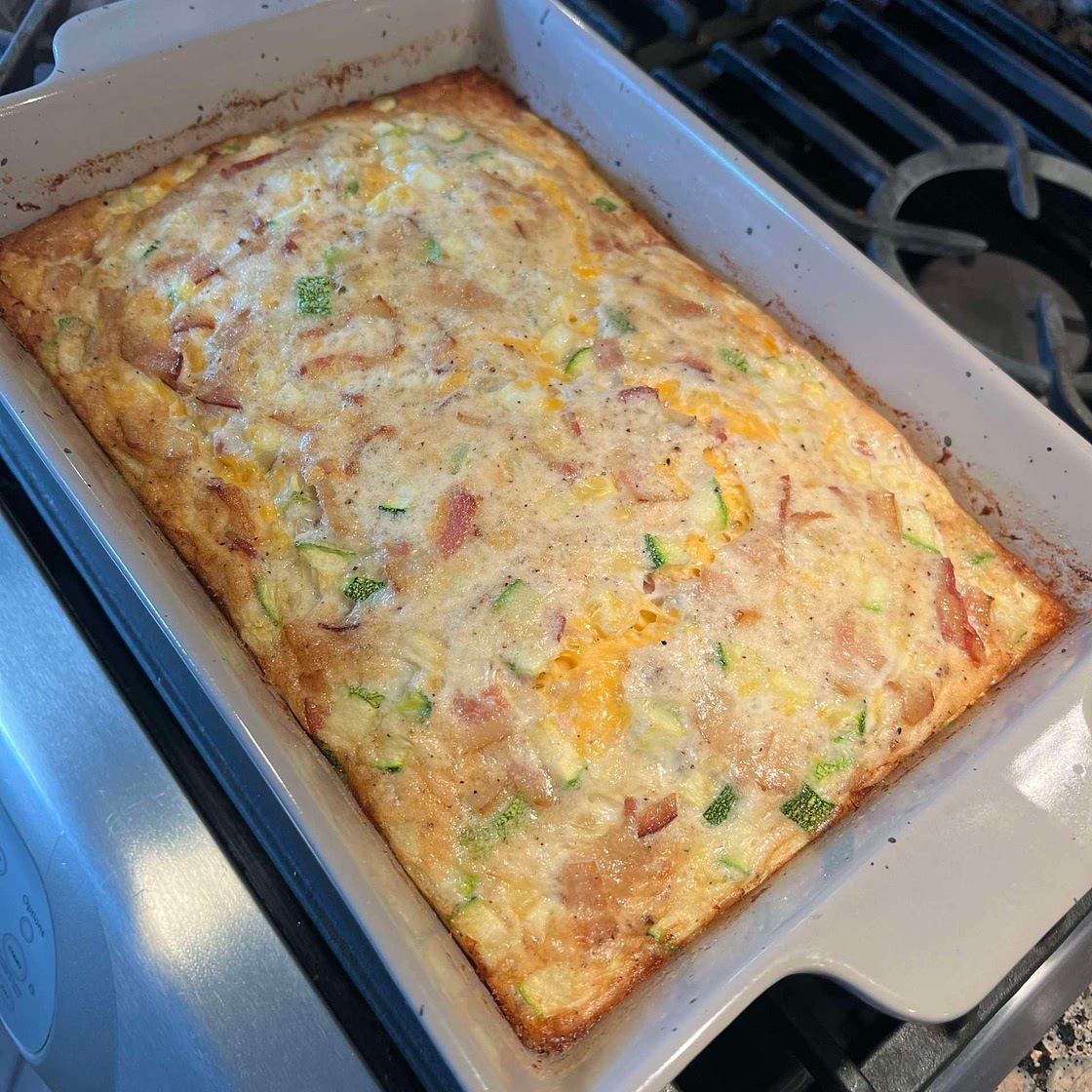 Turkey Bacon Cheddar Frittata