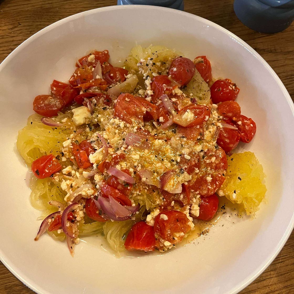 Baked Feta with Cherry Tomatoes