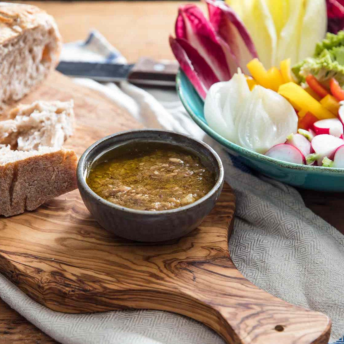 Bagna Càuda (Northern Italian Anchovy-Garlic Dip)