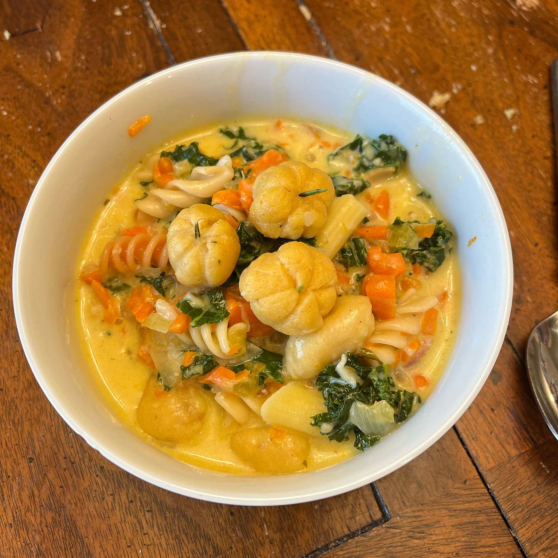 Creamy Gnocchi Soup with Rosemary Bacon