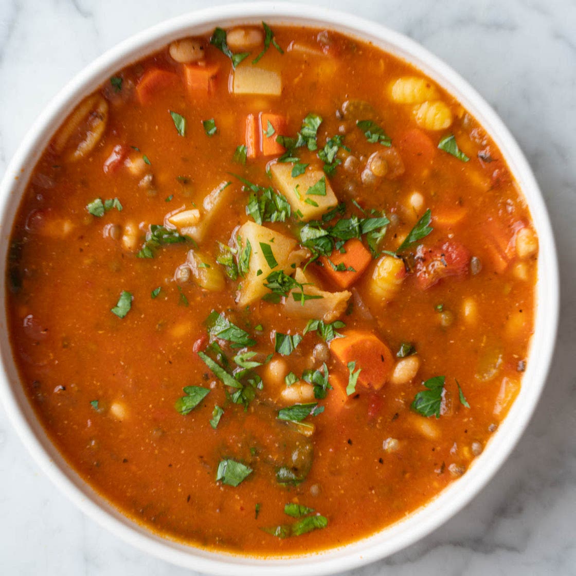 Pasta Soup (Protein-Rich)