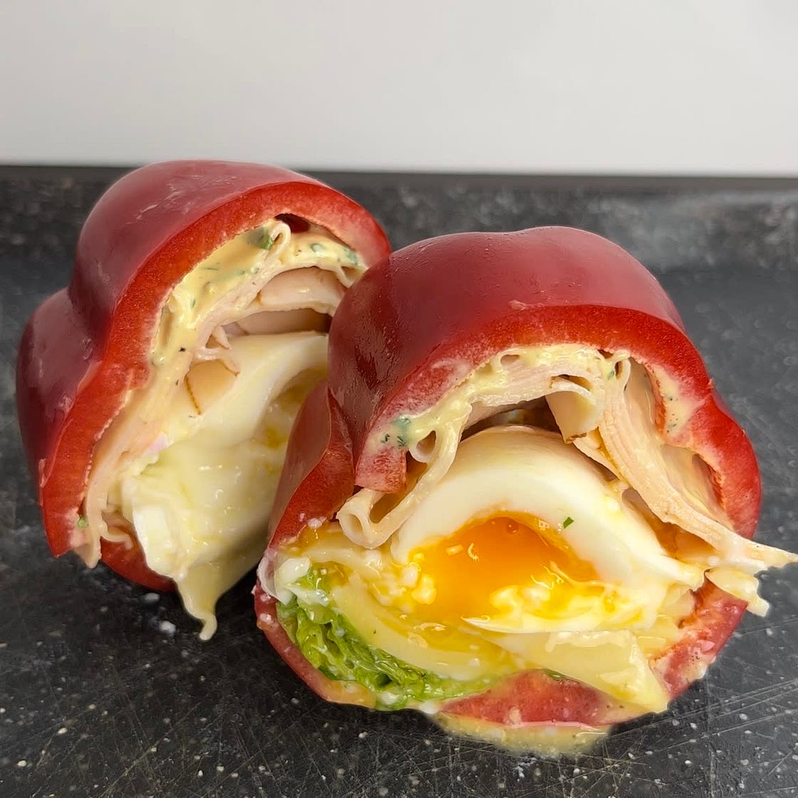 Bell pepper sandwich