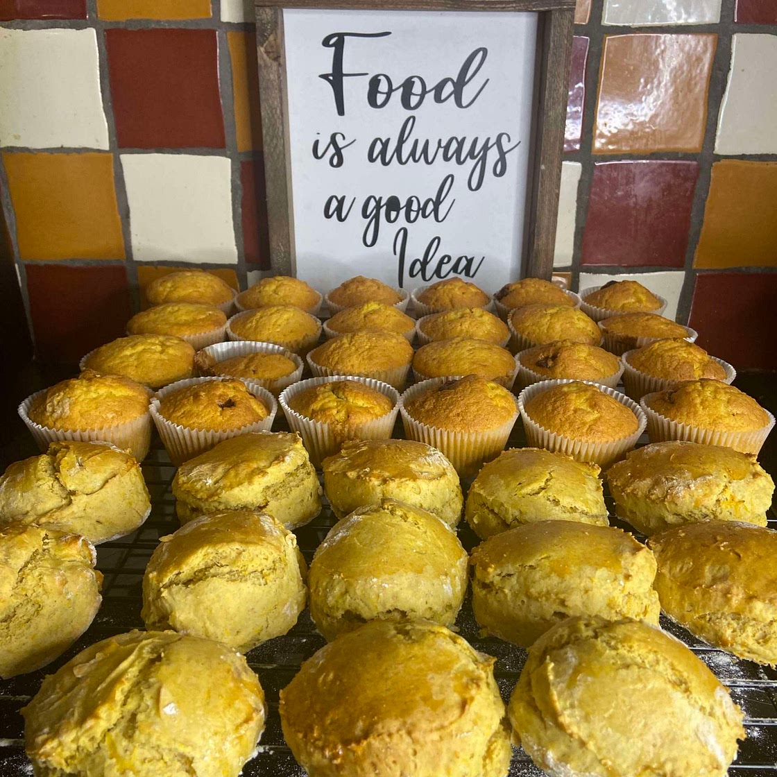 Pumpkin scones 