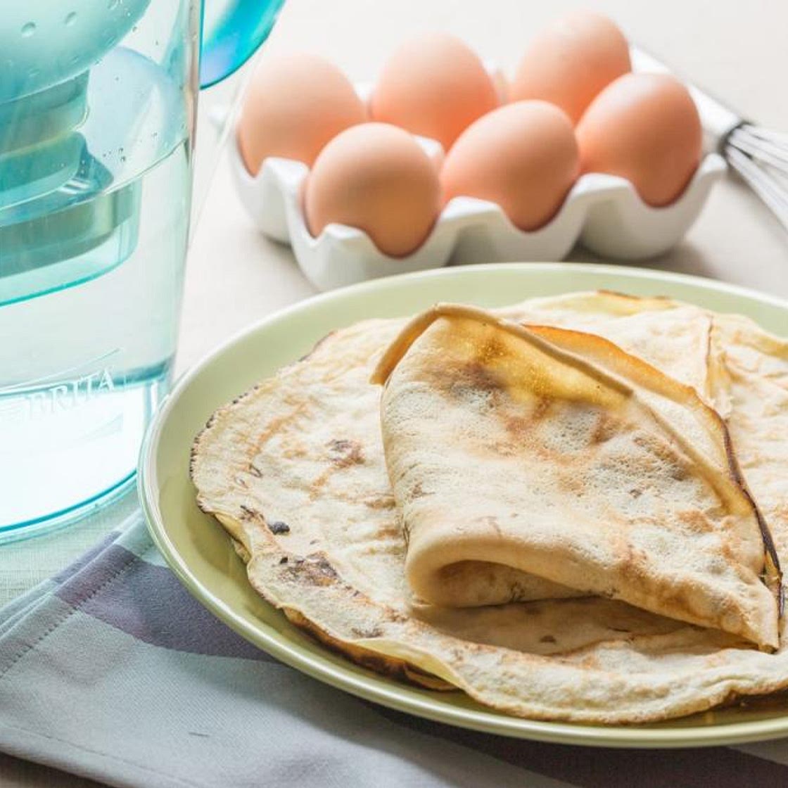 Crêpes sans lait