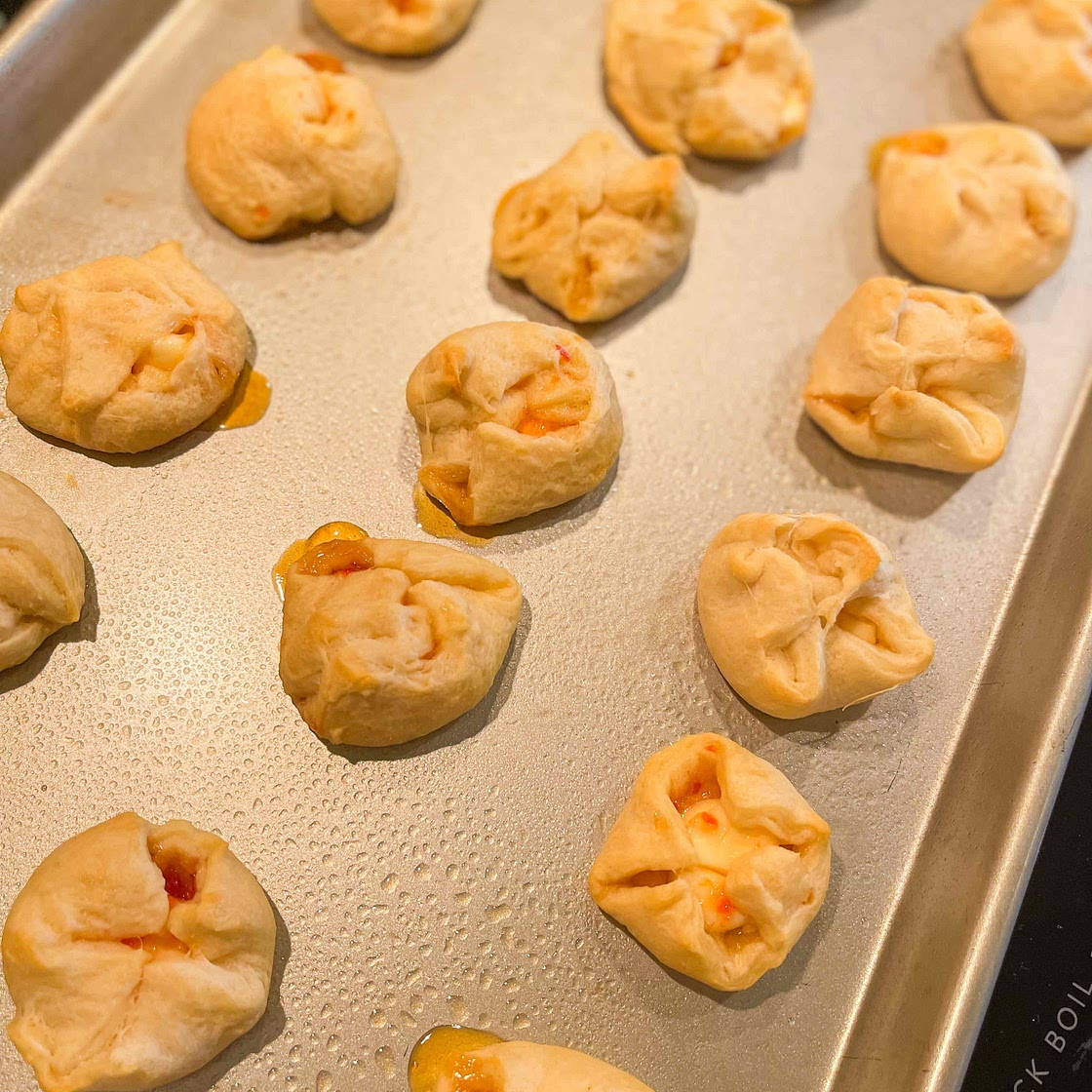 Red Pepper Jelly bites 