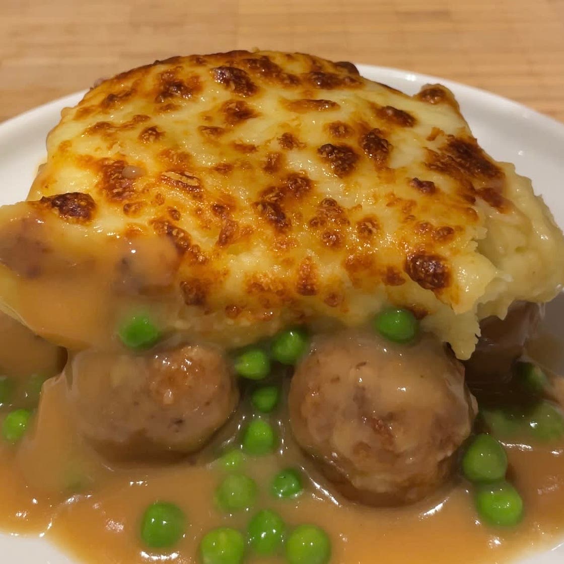 Swedish Meatball Cottage Pie 