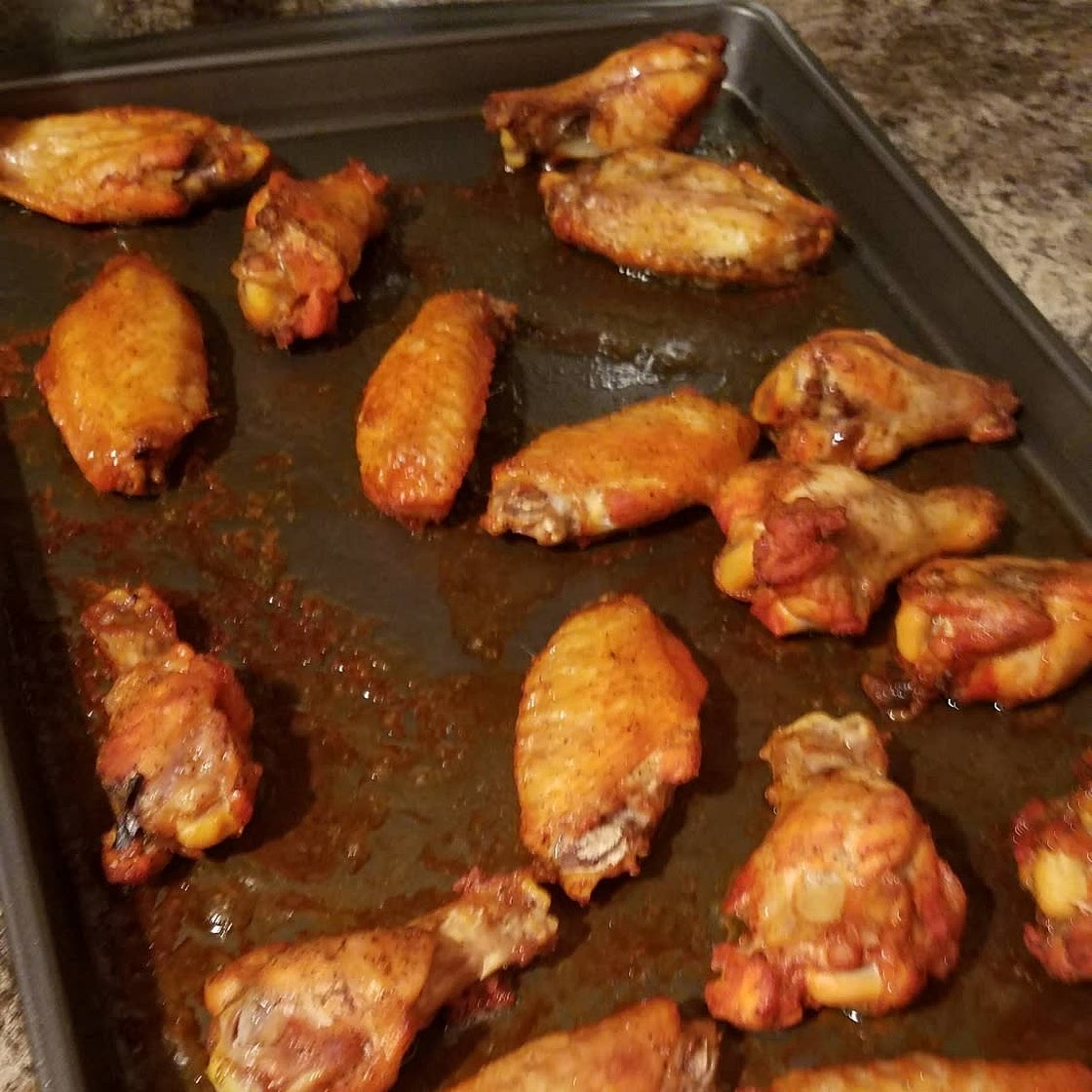 Oven Fried Chicken Wings