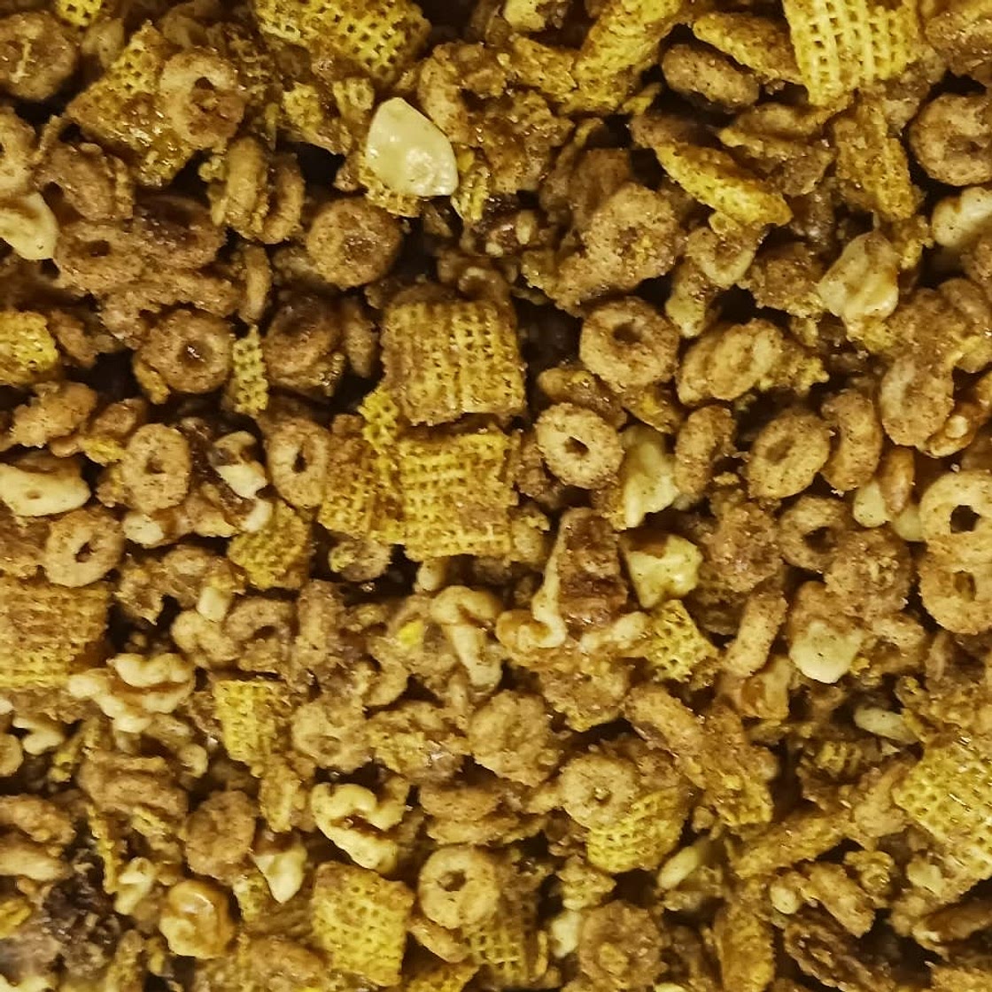 Sweet Churro Chex Mix Party Snack