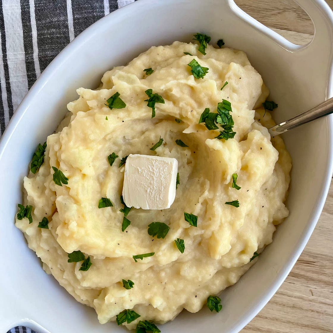 Cheesy mashed potatoes