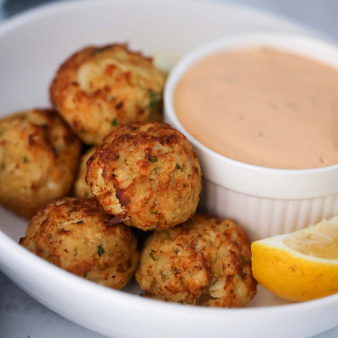 Air Fryer Crab Bites