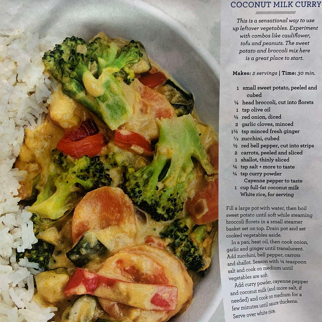 Caribbean Style Coconut Milk Curry