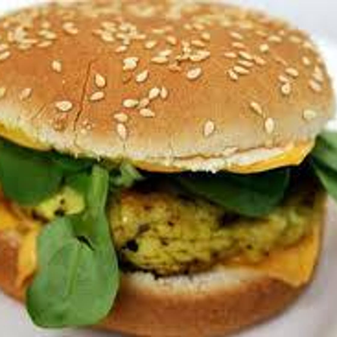 Burger poulet curry
