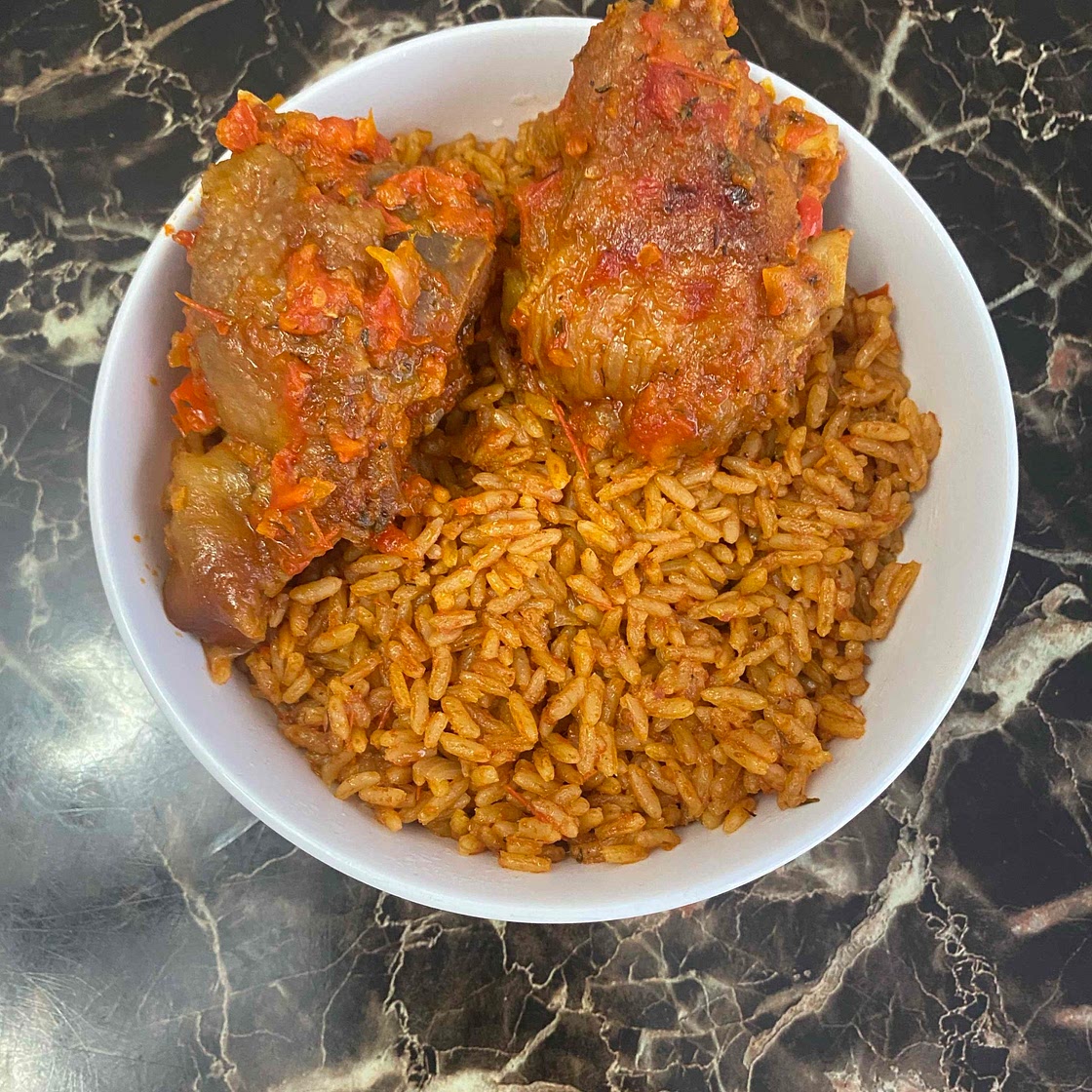 Smoky Nigerian Jollof Rice