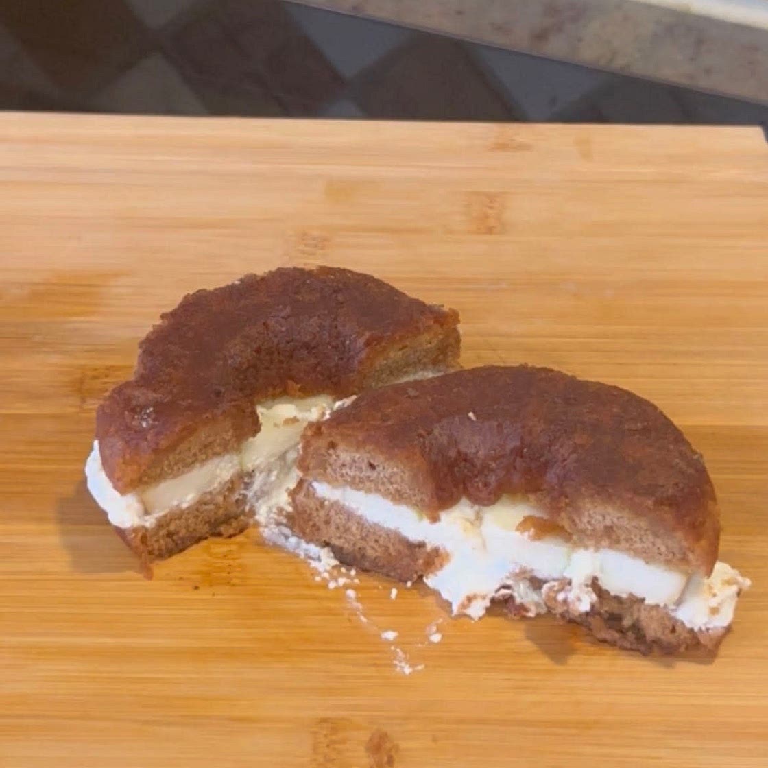 Grilled Cider Donut Sandwhich